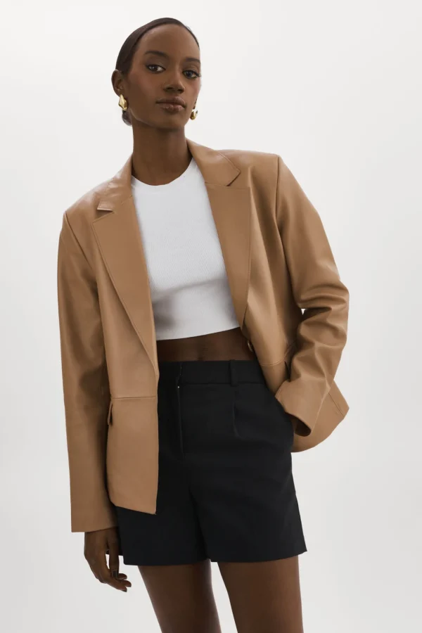 LAMARQUE Leather Jackets | ELZA | Leather Blazer MOCHA