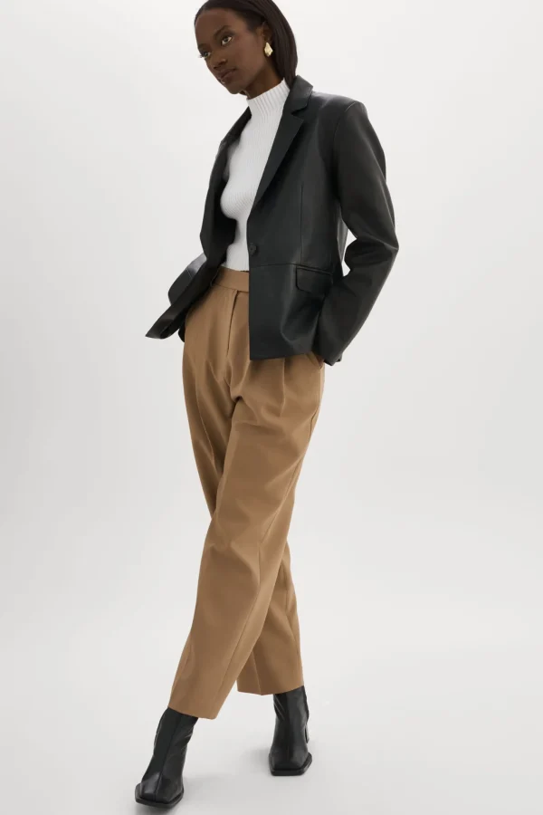 LAMARQUE Leather Jackets | ELZA | Leather Blazer Black