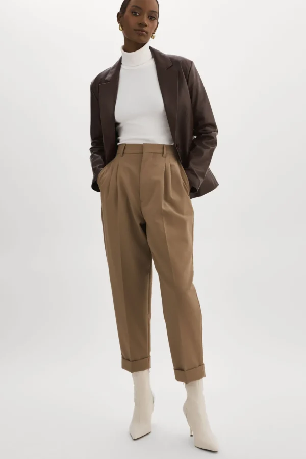 LAMARQUE Leather Jackets | ELZA | Leather Blazer MAHOGANY