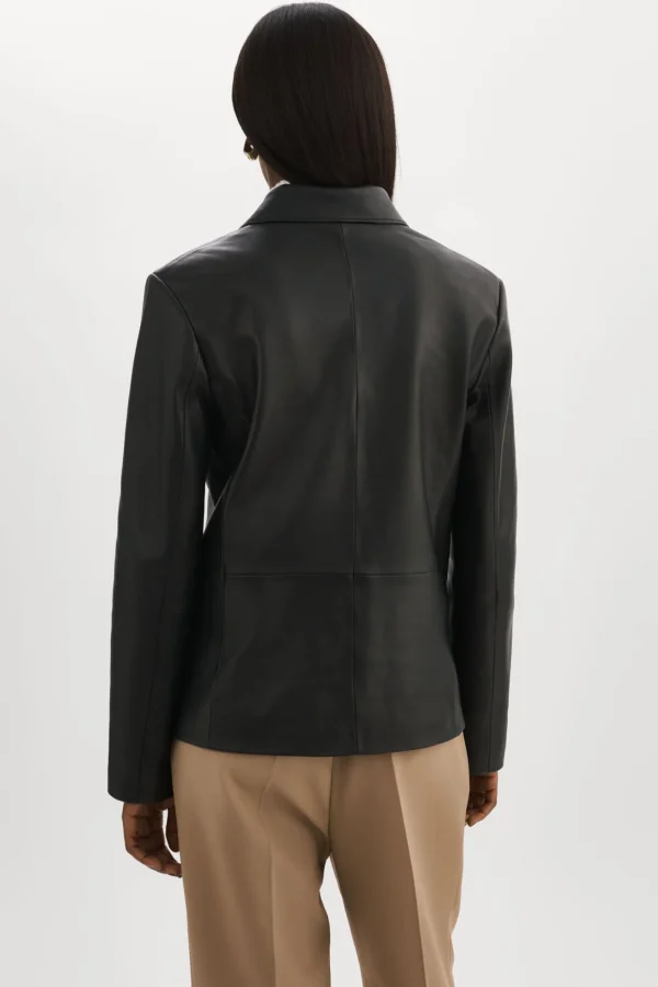 LAMARQUE Leather Jackets | ELZA | Leather Blazer Black