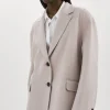 LAMARQUE Coats&Jackets | ENNIS | Oversized Wool Blazer Feather Grey