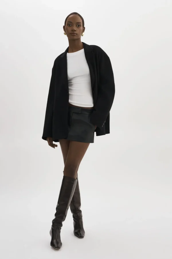LAMARQUE Coats&Jackets | ENNIS | Oversized Wool Blazer Black