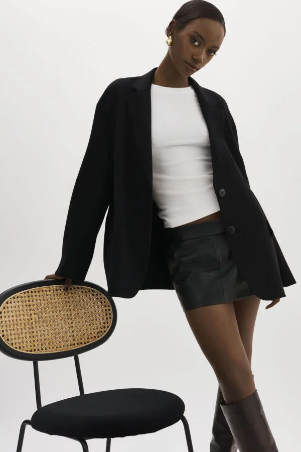 LAMARQUE Coats&Jackets | ENNIS | Oversized Wool Blazer Black