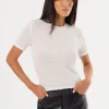 LAMARQUE Tops | ESTIR | Crew Neck T-Shirt White