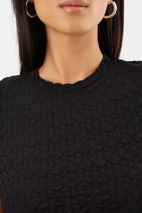 LAMARQUE Tops | ESTIR | Crew Neck T-Shirt Black