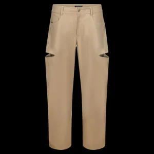 LAMARQUE Pants&Shorts | FALEEN | Faux Leather Loose Pants Wheat