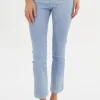 LAMARQUE Pants&Shorts | FARIS | Stretch Leather Pants Heather Blue