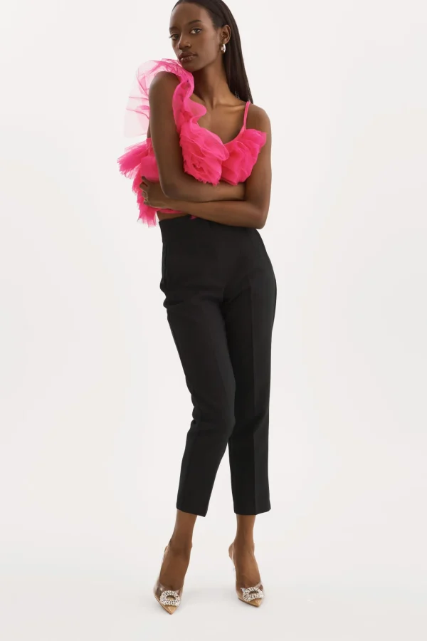 LAMARQUE Tops | FELETA | Ruffle Tulle Top Lilac Rose