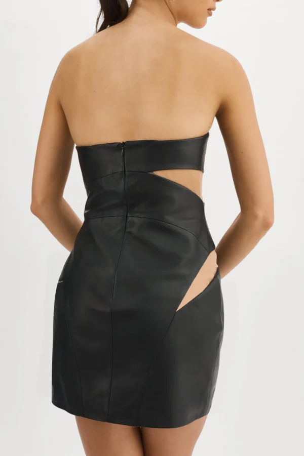 LAMARQUE Dresses | GARBINA | Leather Dress Black