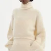 LAMARQUE Tops | GARCELLE | Wool Turtleneck Sweater Ivory