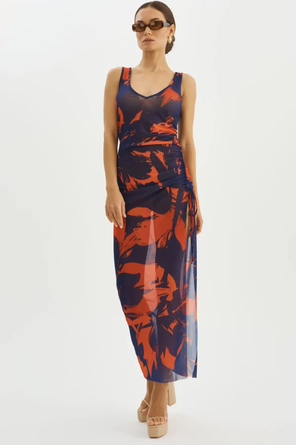 LAMARQUE Dresses | HADYL | Mesh Maxi Dress Floral