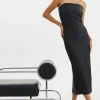 LAMARQUE Dresses | HAILEY | Leather Tube Dress Black