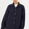 LAMARQUE Coats&Jackets | HAYA D | Denim Shacket Dark Indigo