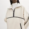 LAMARQUE Tops | HELSA | Polar Fleece Pullover Ivory
