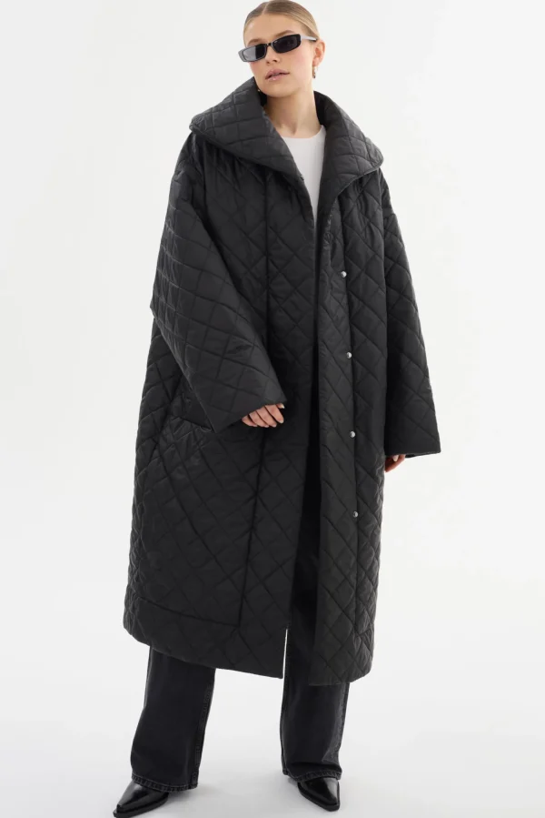 LAMARQUE Coats&Jackets | HENDRIKA | Oversized Quilted Coat Black