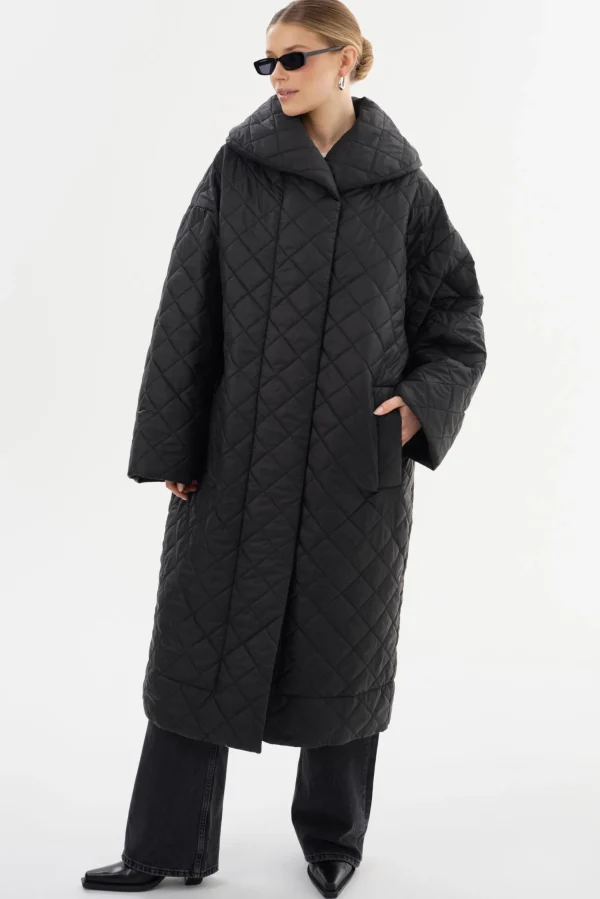 LAMARQUE Coats&Jackets | HENDRIKA | Oversized Quilted Coat Black