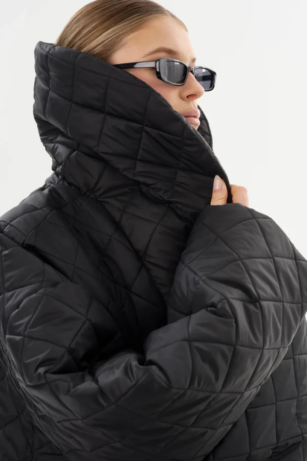 LAMARQUE Coats&Jackets | HENDRIKA | Oversized Quilted Coat Black