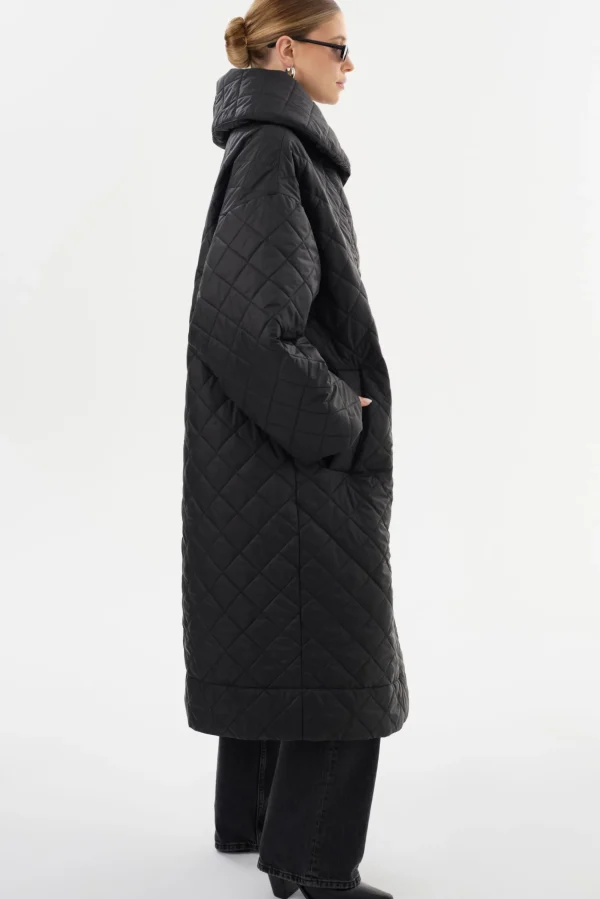 LAMARQUE Coats&Jackets | HENDRIKA | Oversized Quilted Coat Black