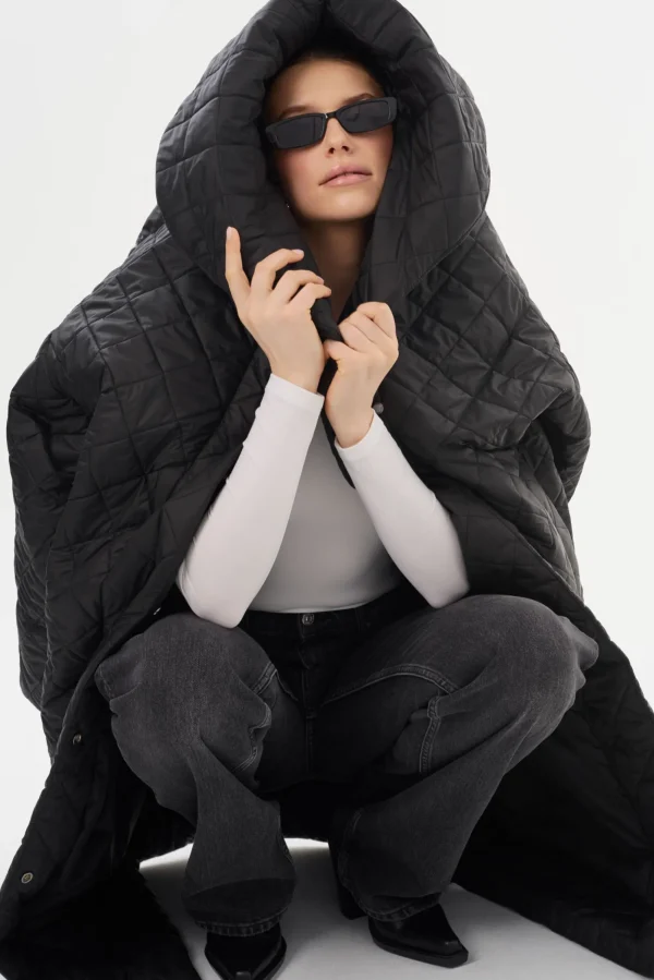 LAMARQUE Coats&Jackets | HENDRIKA | Oversized Quilted Coat Black