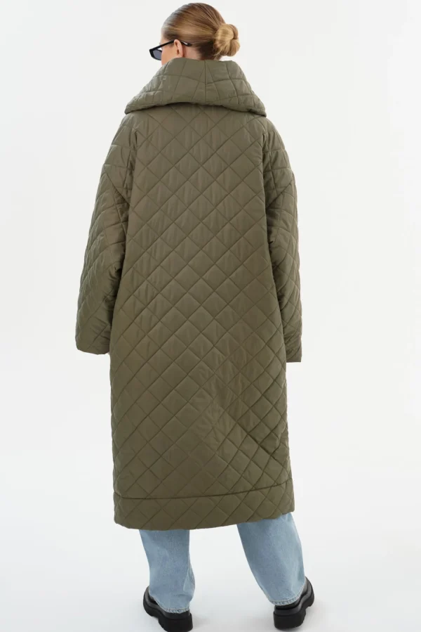 LAMARQUE Coats&Jackets | HENDRIKA | Oversized Quilted Coat Sage