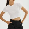 LAMARQUE Tops | INGA | Cropped T-Shirt White
