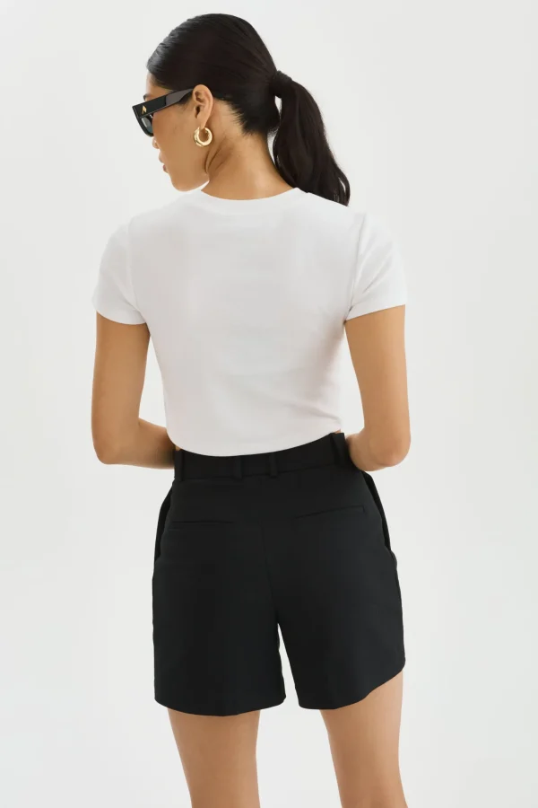LAMARQUE Tops | INGA | Cropped T-Shirt White