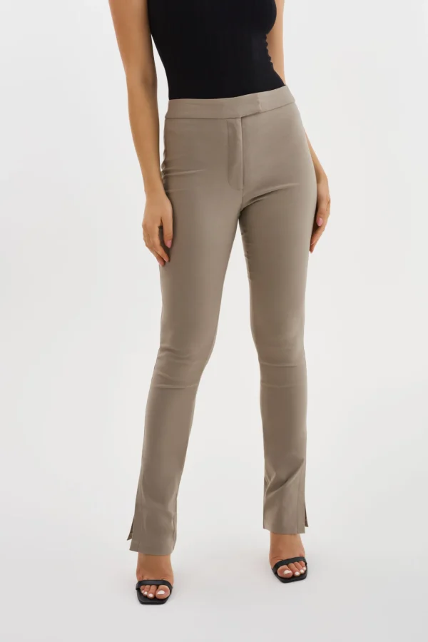 LAMARQUE Pants&Shorts | JADYN | Stretch Twill Pant Wood Bridge