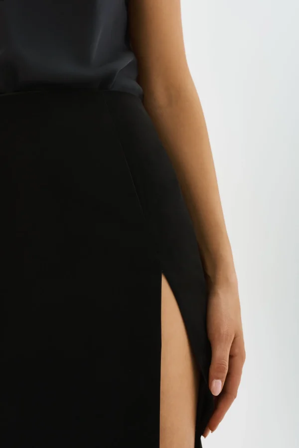 LAMARQUE Skirts | JAY | Faux Leather Skirt Black