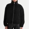 LAMARQUE Coats&Jackets | JAYNA | Sherpa Jacket Black