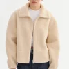 LAMARQUE Coats&Jackets | JAYNA | Sherpa Jacket Beige