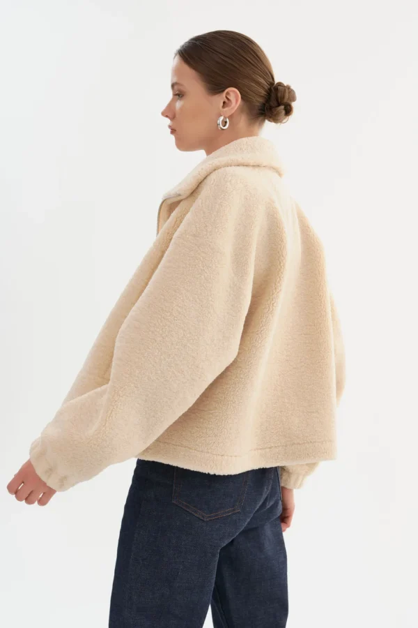 LAMARQUE Coats&Jackets | JAYNA | Sherpa Jacket Beige