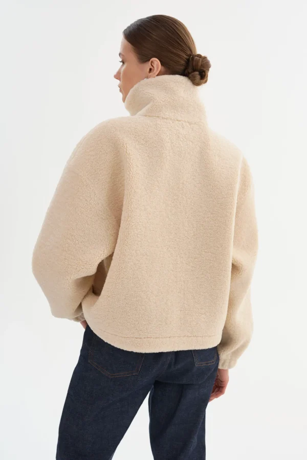 LAMARQUE Coats&Jackets | JAYNA | Sherpa Jacket Beige