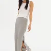 LAMARQUE Skirts | JILLIAN | Knit Midi Skirt Light Heather Grey