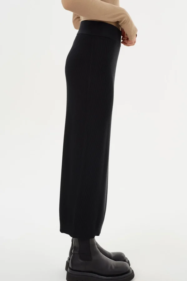 LAMARQUE Skirts | JILLIAN | Knit Midi Skirt Black