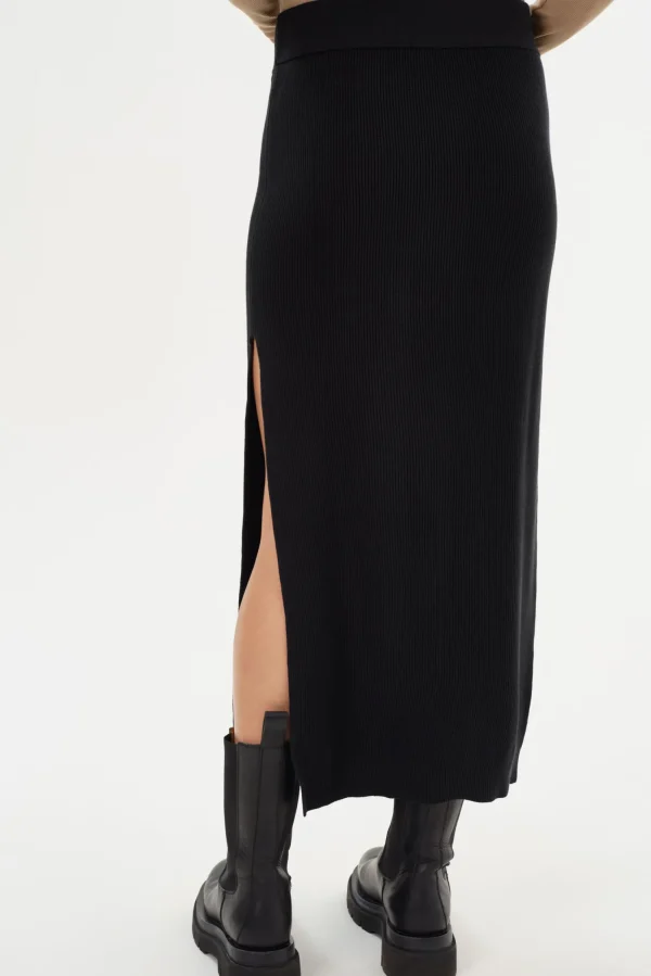 LAMARQUE Skirts | JILLIAN | Knit Midi Skirt Black