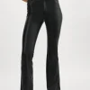 LAMARQUE Pants&Shorts | KAIDA | Faux Leather Flare Pants Black