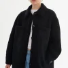 LAMARQUE Coats&Jackets | KANE | Sherpa Shacket Black