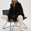 LAMARQUE Coats&Jackets | KIM | Sherpa Jacket Black