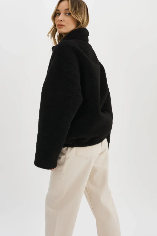 LAMARQUE Coats&Jackets | KIM | Sherpa Jacket Black