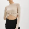 LAMARQUE Tops | KSENIA | Twist Top LATTE