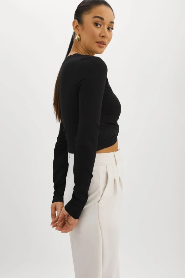 LAMARQUE Tops | KSENIA | Twist Top Black
