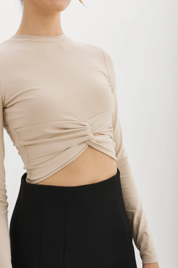 LAMARQUE Tops | KSENIA | Twist Top LATTE