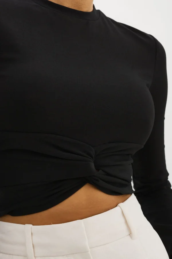 LAMARQUE Tops | KSENIA | Twist Top Black