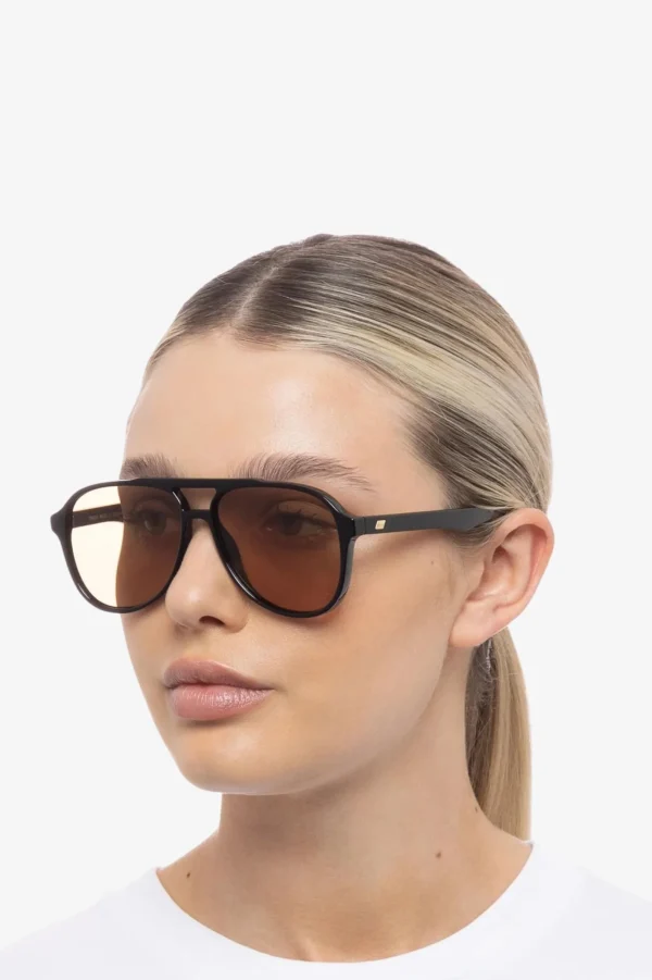 LAMARQUE Accessories | LE SPECS | Tragic Magic Aviator Sunglasses Black
