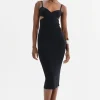 LAMARQUE Dresses | LIDIA | Midi Knit Dress Black