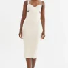 LAMARQUE Dresses | LIDIA | Midi Knit Dress Off White