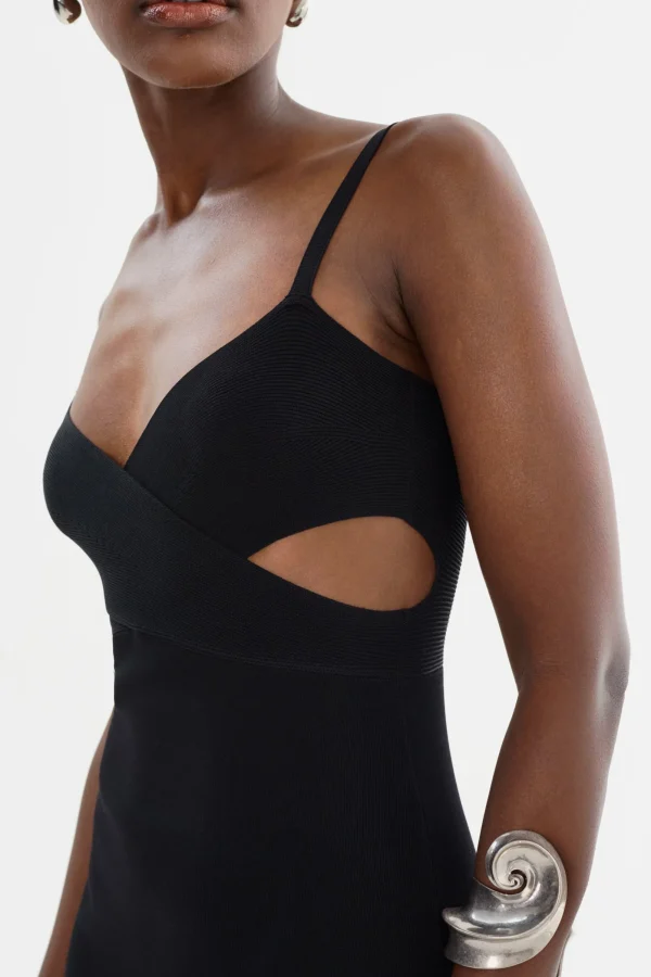 LAMARQUE Dresses | LIDIA | Midi Knit Dress Black