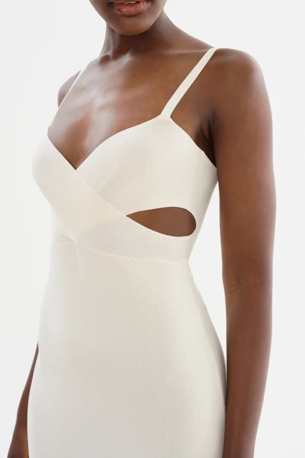 LAMARQUE Dresses | LIDIA | Midi Knit Dress Off White