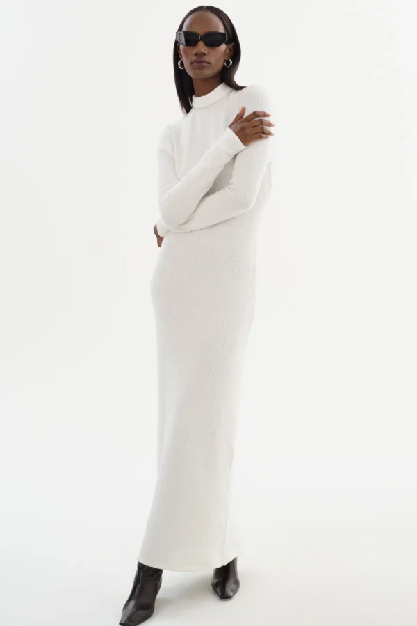 LAMARQUE Dresses | LINDSAY | Knit Maxi Dress White