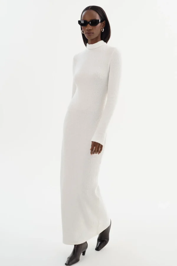 LAMARQUE Dresses | LINDSAY | Knit Maxi Dress White